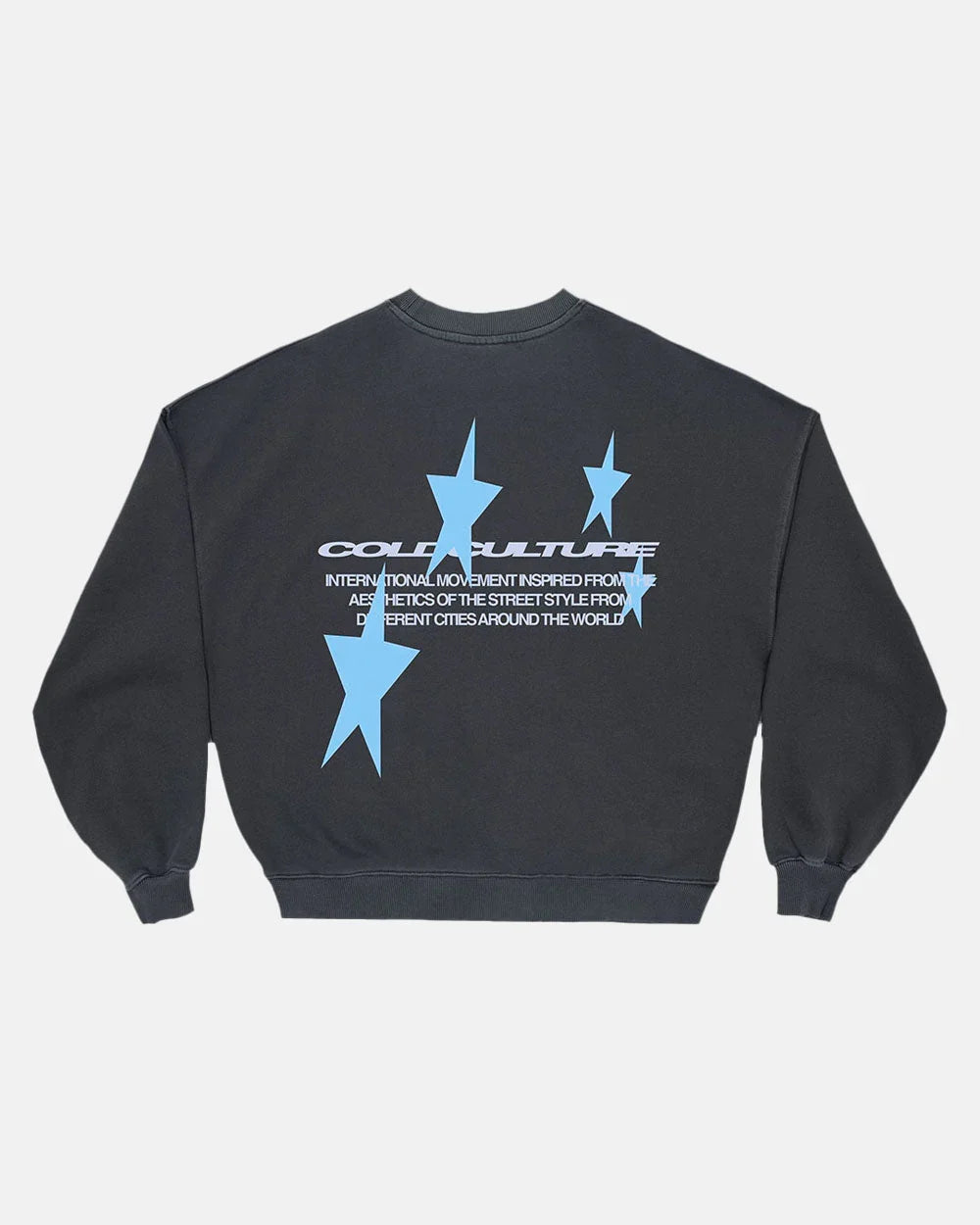 Cold Culture cosmos arc crewneck india ink