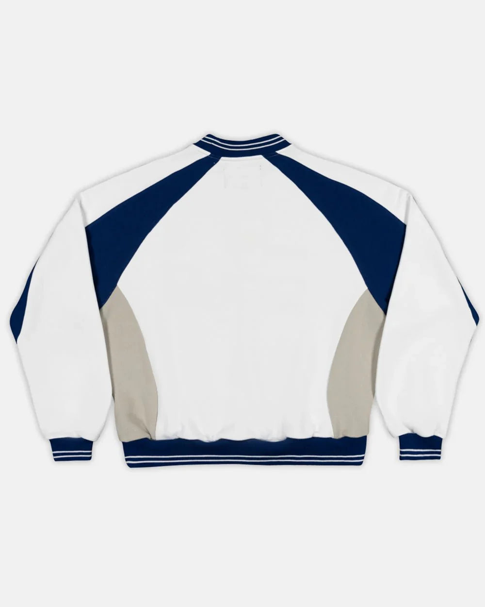 Cold Culture cowboy varsity crewneck white/blue