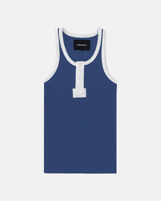 Cold Culture always moving tank top navy