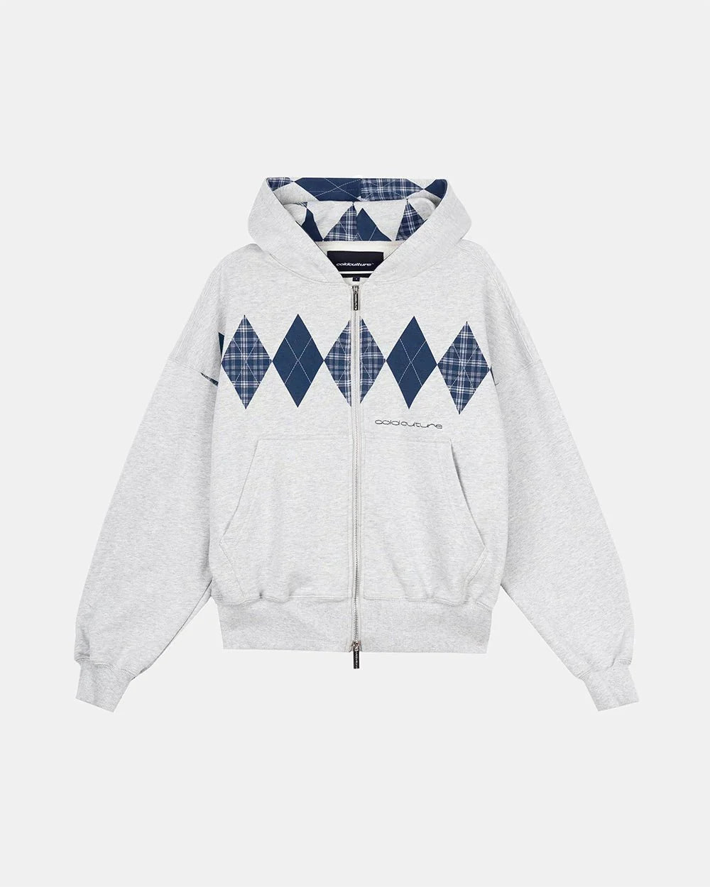 Cold Culture decade zip hoodie heather grey