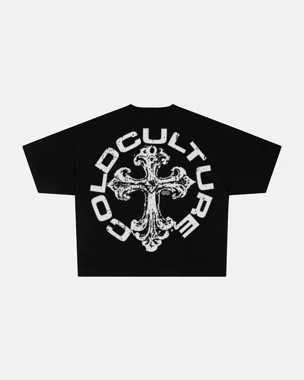 Cold Culture discharge tee black