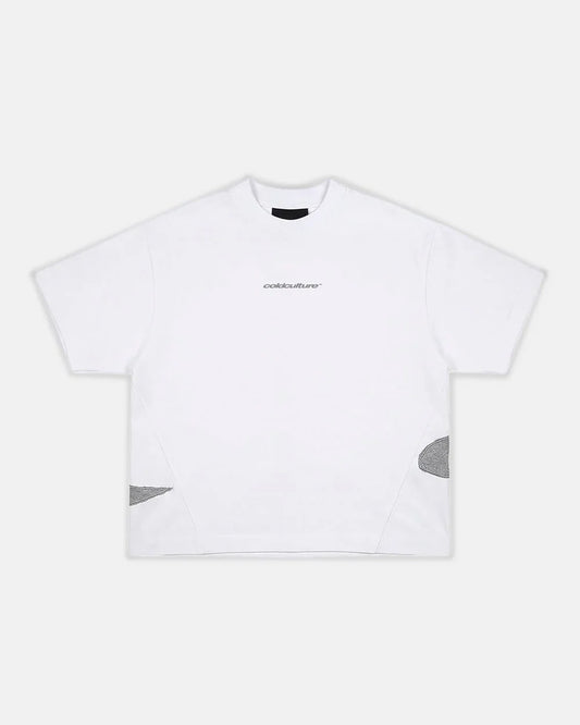 Cold Culture distress defense tee white