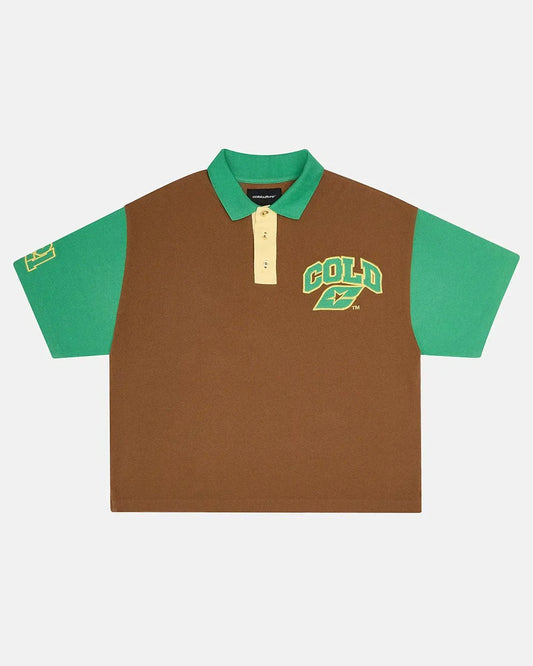Cold Culture elliot polo brown