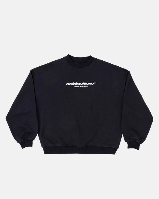 Cold Culture essential crewneck black