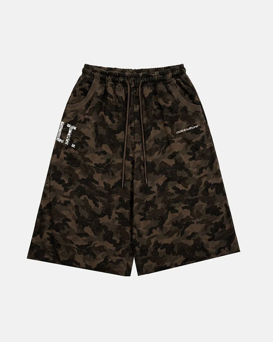 Cold Culture front line jorts green
