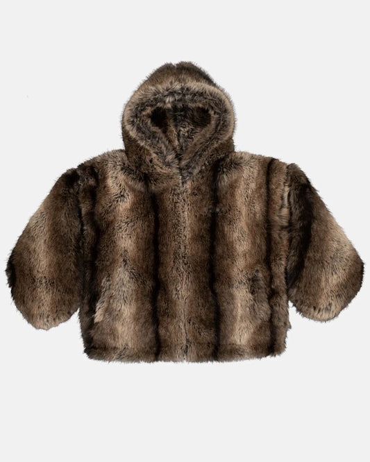 Cold Culture fur hoodie jacket