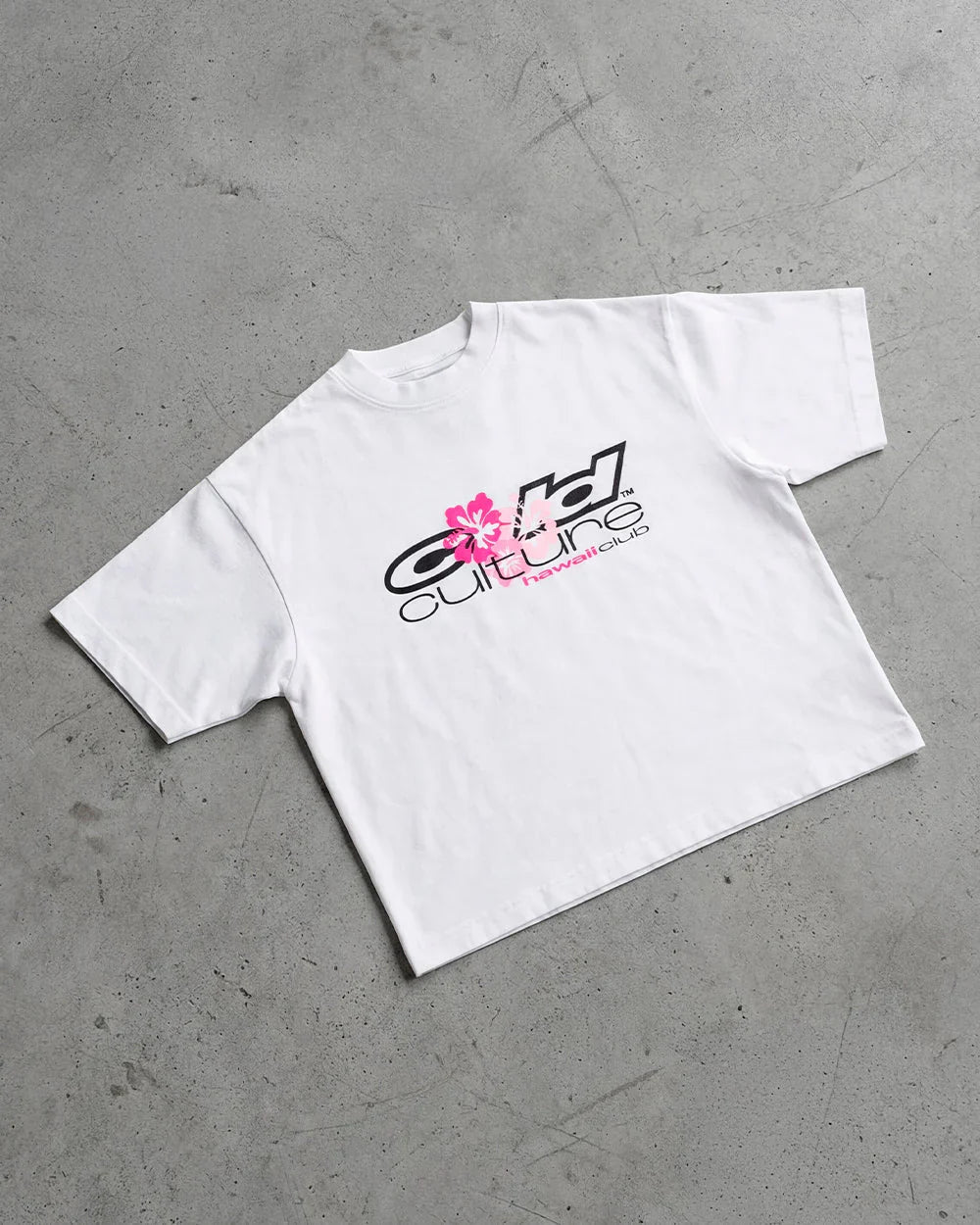 Cold Culture hawaii club tee white