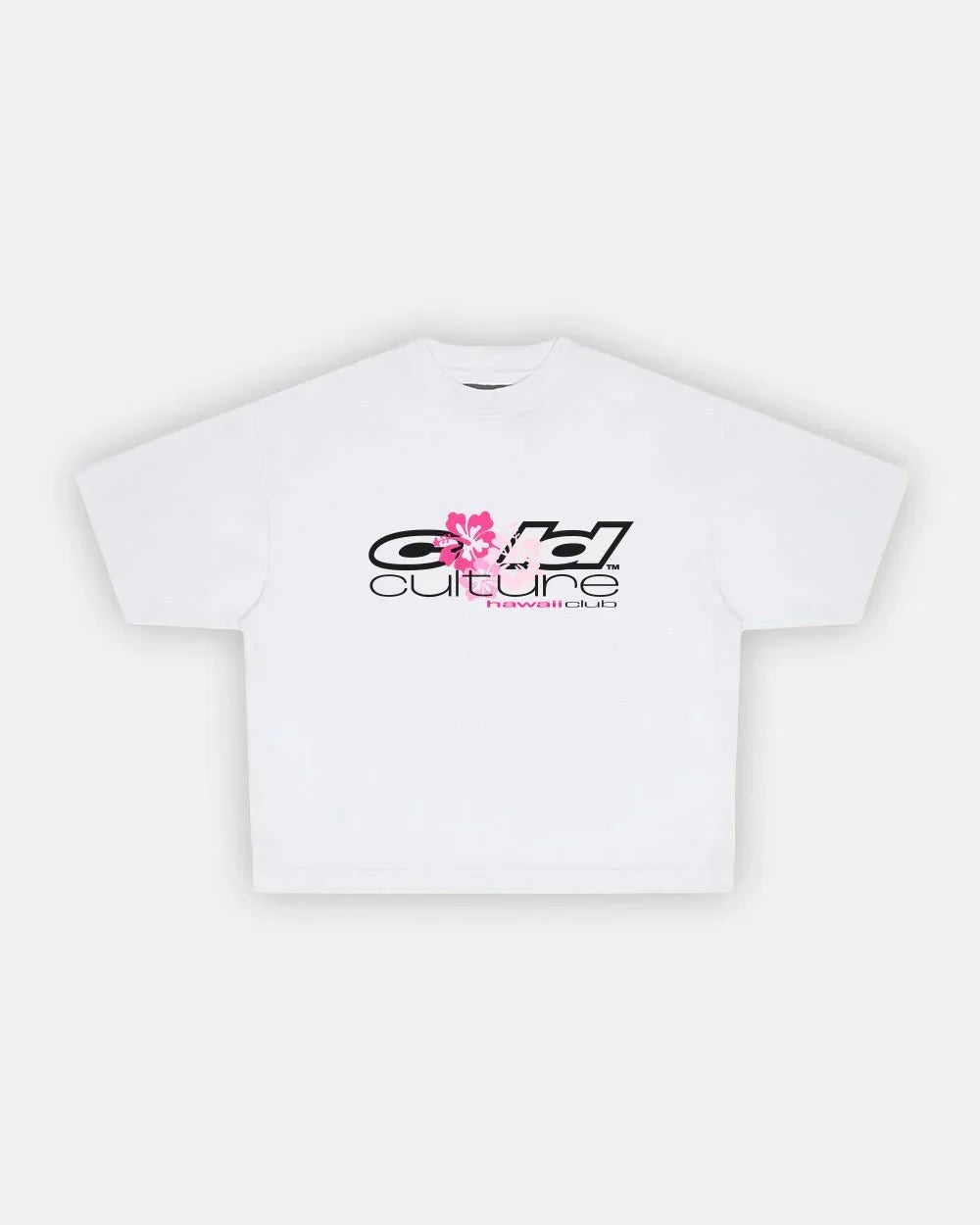 Cold Culture hawaii club tee white