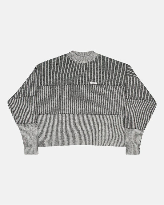 Cold Culture hyperlines knit black & grey
