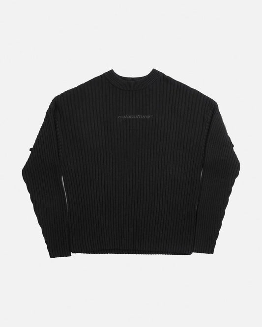 Cold Culture messy knit black