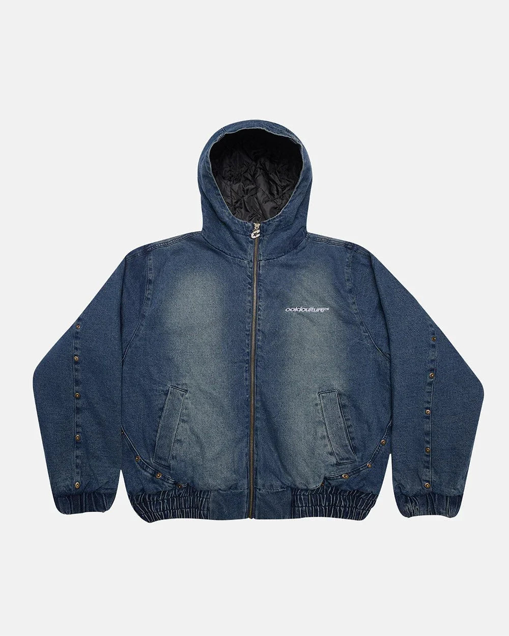Cold Culture mike hooded jacket denim