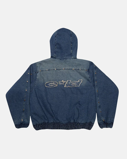 Cold Culture mike hooded jacket denim