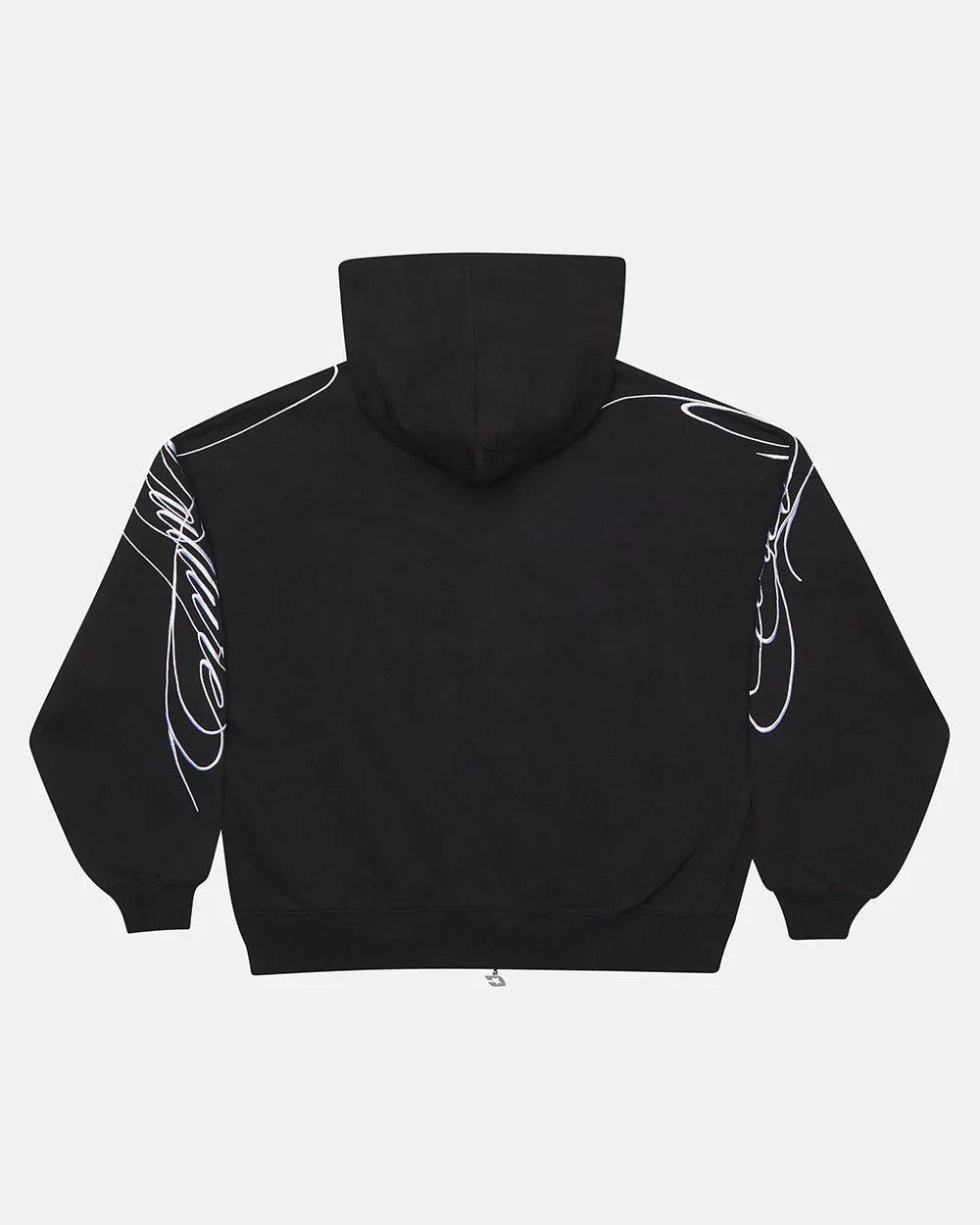 Cold Culture new script zip hoodie black