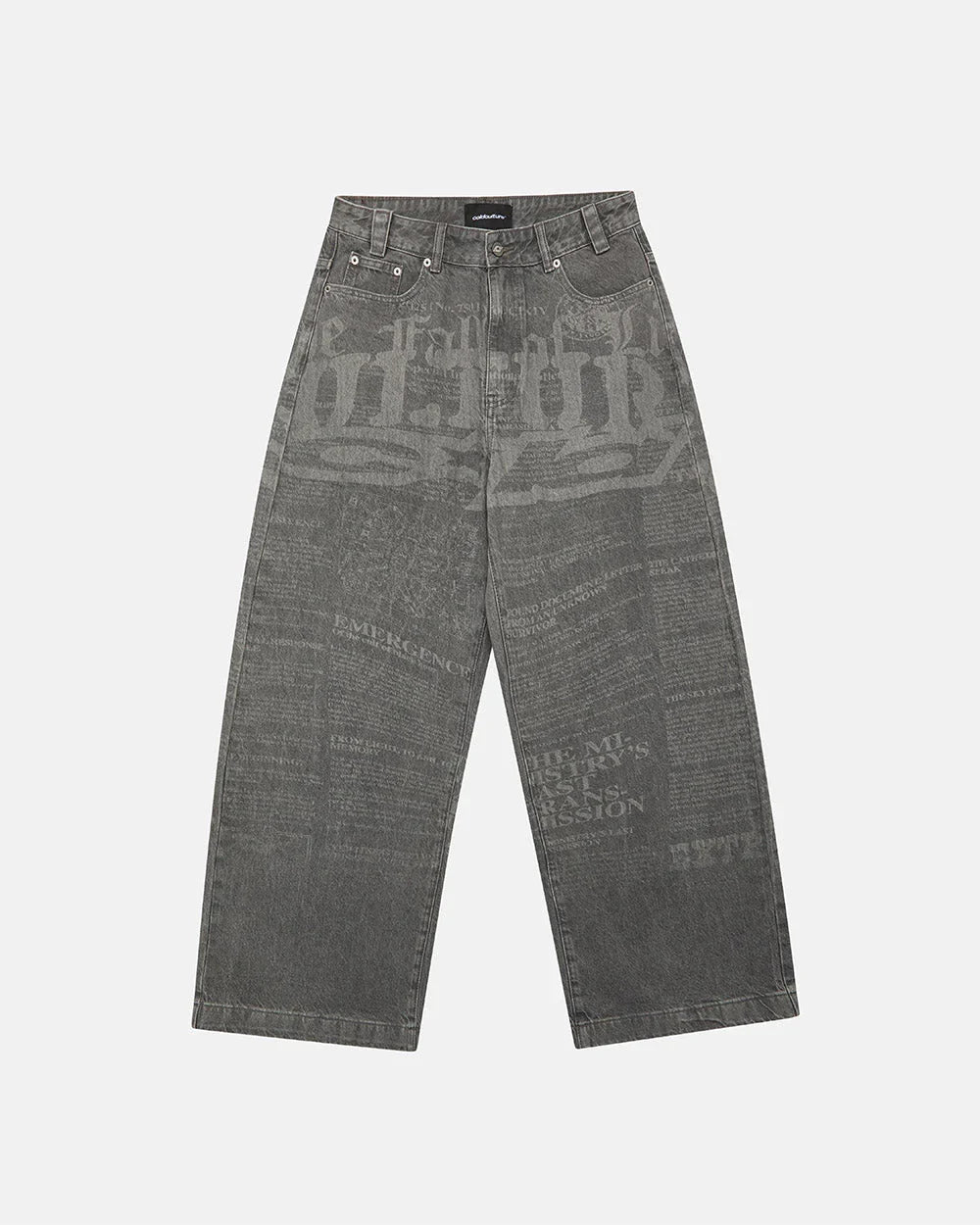Cold Culture newspaper v3 pants grey