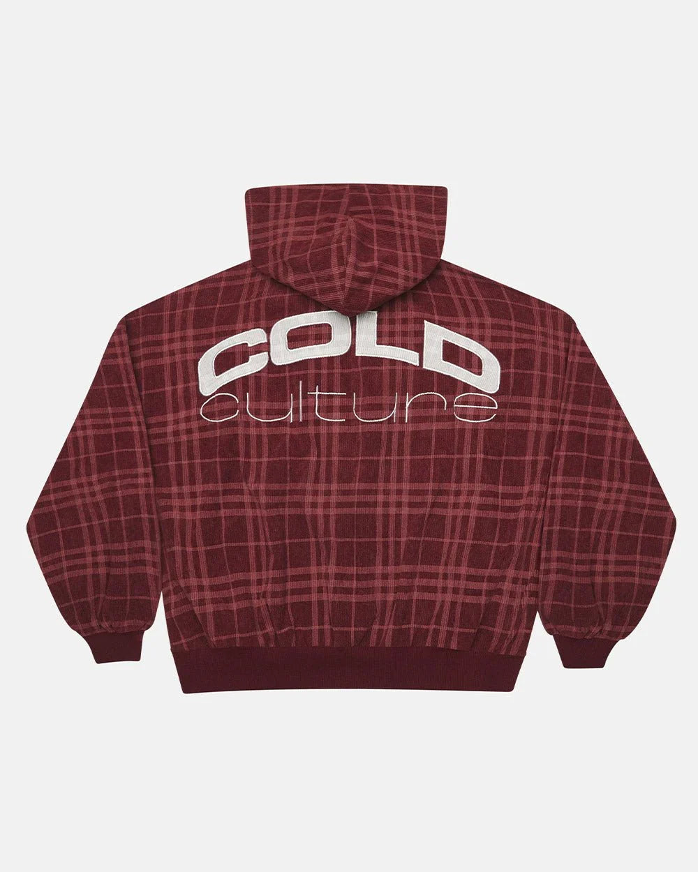 Cold Culture posh zip hoodie burgundy