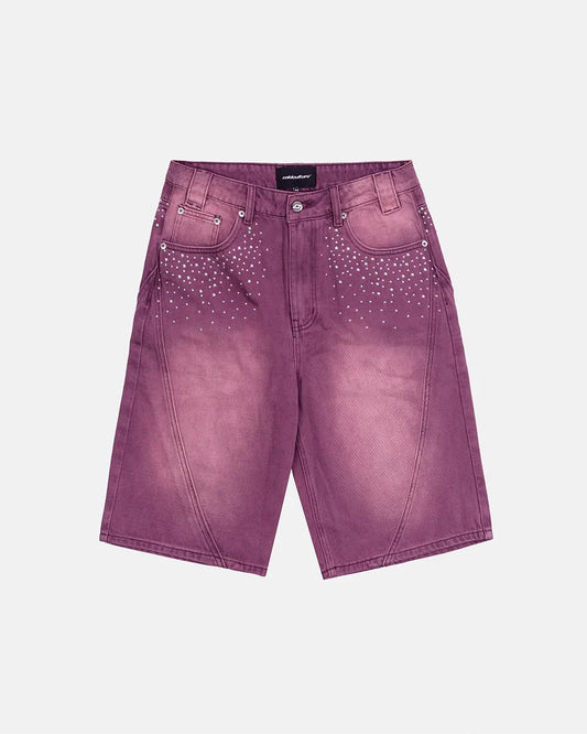 Cold Culture spark shorts burgundy