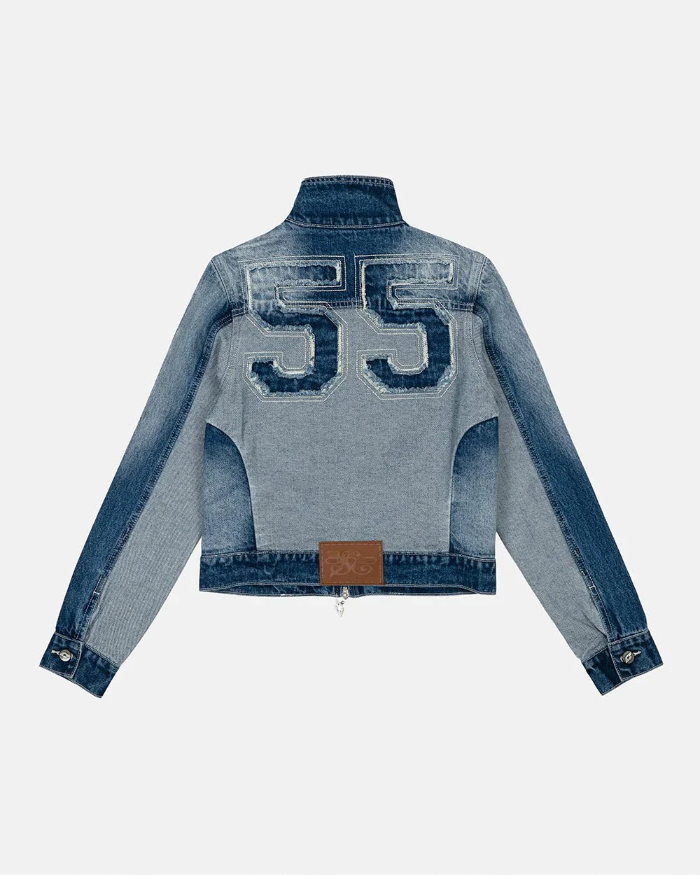 Cold Culture split zip jacket blue