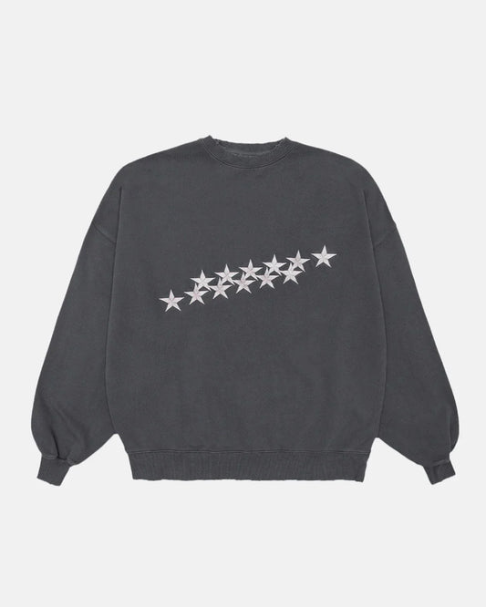 Cold Culture stars crewneck dust grey