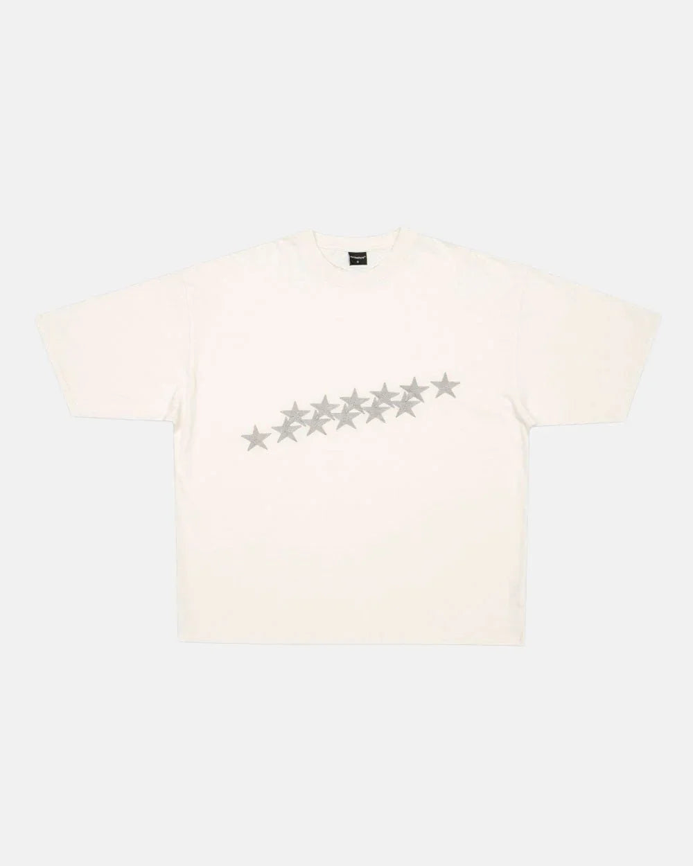Cold Culture stars tee ivory white