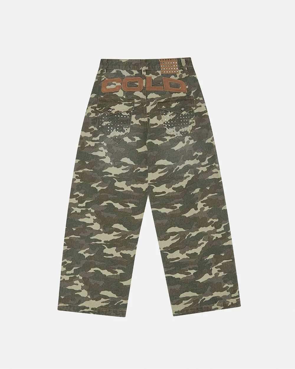 Cold Culture studs pants camo