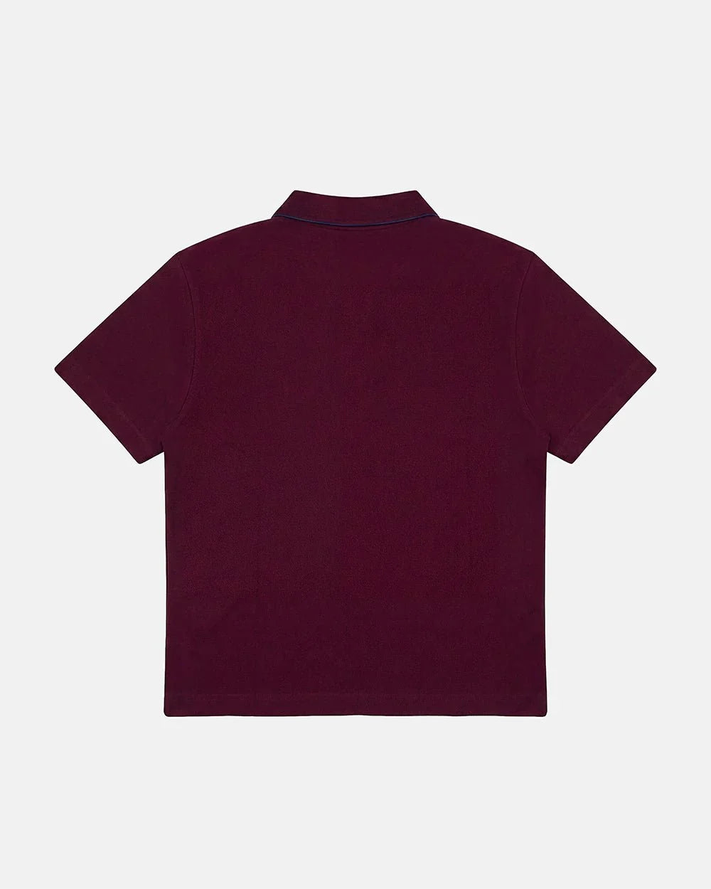 Cold Culture tartan script polo red