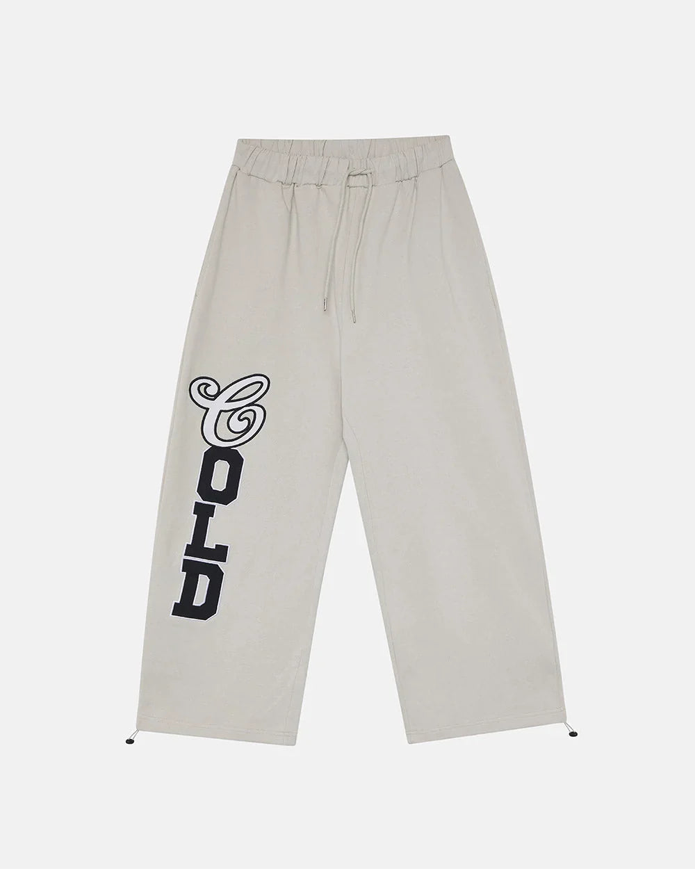 Cold Culture varsity pants ivory grey